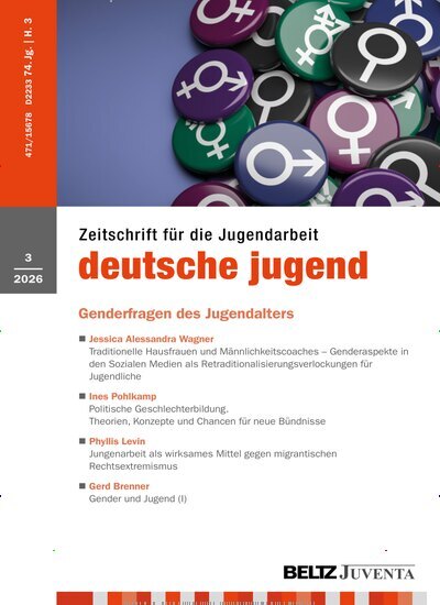 Titelbild der Ausgabe 3/2026 von deutsche jugend. Diese Zeitschrift und viele weitere Zeitschriften für Pädagogik als Abo oder epaper bei United Kiosk online kaufen.