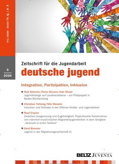 Titelbild der Ausgabe 5/2026 von deutsche jugend. Diese Zeitschrift und viele weitere Zeitschriften für Pädagogik als Abo oder epaper bei United Kiosk online kaufen.