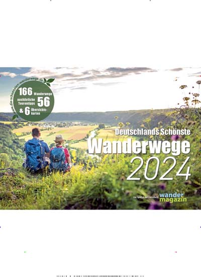 Titelbild der Ausgabe 1/2024 von Deutschlands schönste Wanderwege. Diese Zeitschrift und viele weitere Reisemagazine, Freizeitmagazine und Wissensmagazine als Abo oder epaper bei United Kiosk online kaufen.