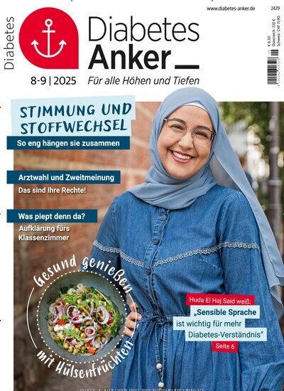 Titelbild der Ausgabe 9/2025 von Diabetes-Anker. Diese Zeitschrift und viele weitere Elternzeitschriften und Tierzeitschriften als Abo oder epaper bei United Kiosk online kaufen.