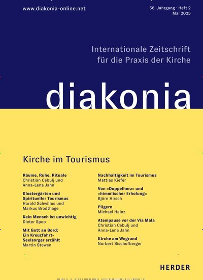 Titelbild der Ausgabe 2/2025 von Diakonia. Diese Zeitschrift und viele weitere Kunstmagazine und Kulturmagazine als Abo oder epaper bei United Kiosk online kaufen.