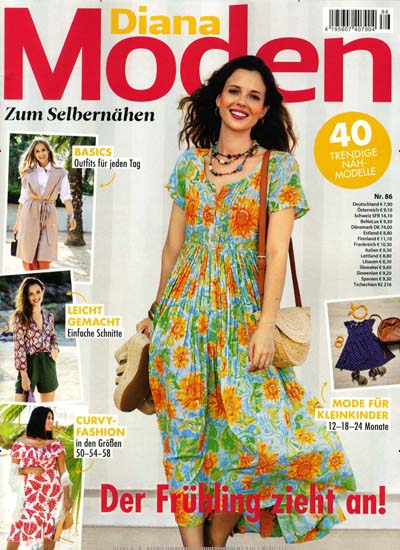 Titelbild der Ausgabe 86/2023 von Diana Moden. Diese Zeitschrift und viele weitere Modemagazine und DIY-Magazine als Abo oder epaper bei United Kiosk online kaufen.