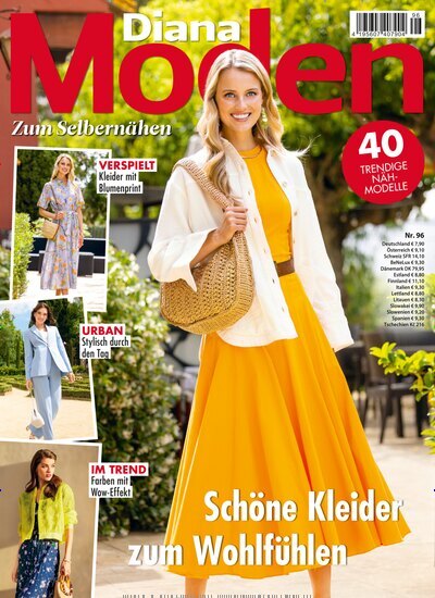 Titelbild der Ausgabe 96/2025 von Diana Moden. Diese Zeitschrift und viele weitere Modemagazine und DIY-Magazine als Abo oder epaper bei United Kiosk online kaufen.