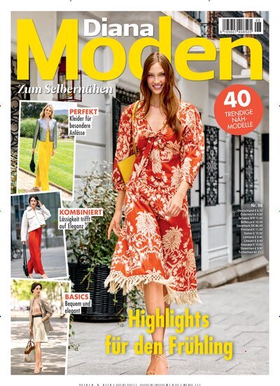 Titelbild der Ausgabe 98/2026 von Diana Moden. Diese Zeitschrift und viele weitere Modemagazine und DIY-Magazine als Abo oder epaper bei United Kiosk online kaufen.