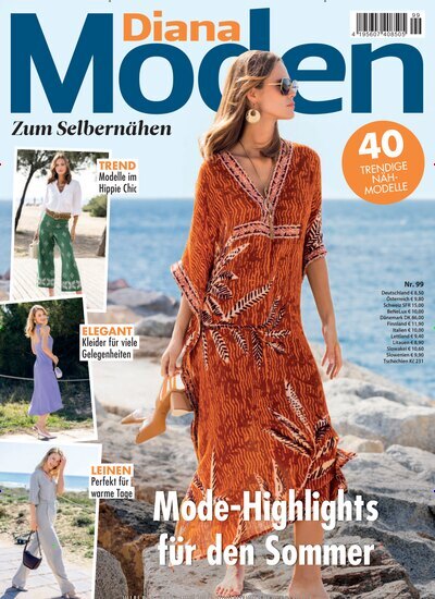 Titelbild der Ausgabe 99/2026 von Diana Moden. Diese Zeitschrift und viele weitere Modemagazine und DIY-Magazine als Abo oder epaper bei United Kiosk online kaufen.