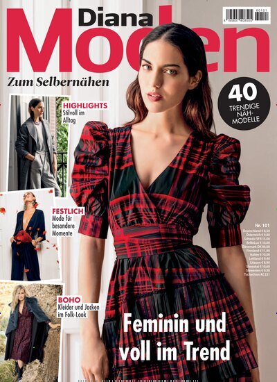 Titelbild der Ausgabe 101/2026 von Diana Moden. Diese Zeitschrift und viele weitere Modemagazine und DIY-Magazine als Abo oder epaper bei United Kiosk online kaufen.