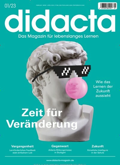 Titelbild der Ausgabe 1/2023 von didacta. Diese Zeitschrift und viele weitere Elternzeitschriften und Tierzeitschriften als Abo oder epaper bei United Kiosk online kaufen.