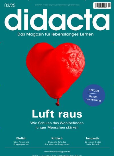 Titelbild der Ausgabe 3/2025 von didacta. Diese Zeitschrift und viele weitere Elternzeitschriften und Tierzeitschriften als Abo oder epaper bei United Kiosk online kaufen.