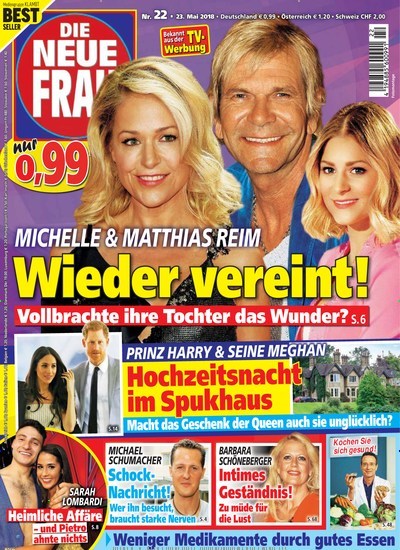 Die neue Frau Kombi-Abo aktuelles Titelbild Ausgabe 22/2018 Aktuelles Titelbild von Die neue Frau Kombi-Abo. Entdecken Sie jetzt die Ausgabe 22/2018. Lesen Sie gerne Frauenzeitschriften? Dann empfehlen wir Ihnen Die neue Frau Kombi-Abo als Kombi-Abo zum Lesen als gedruckte Ausgabe, als digitale Ausgabe im Web und als epaper per App.