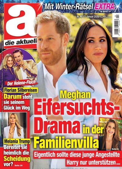 Titelbild der Ausgabe 4/2026 von die aktuelle. Diese Zeitschrift und viele weitere Frauenzeitschriften als Abo oder epaper bei United Kiosk online kaufen.