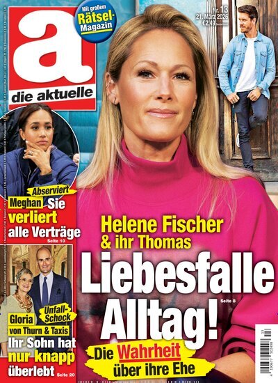 Titelbild der Ausgabe 13/2026 von die aktuelle. Diese Zeitschrift und viele weitere Frauenzeitschriften als Abo oder epaper bei United Kiosk online kaufen.