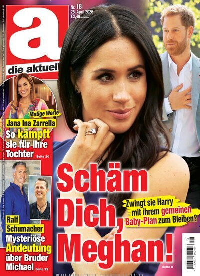 Titelbild der Ausgabe 18/2026 von die aktuelle. Diese Zeitschrift und viele weitere Frauenzeitschriften als Abo oder epaper bei United Kiosk online kaufen.