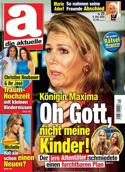Titelbild der Ausgabe 20/2026 von die aktuelle. Diese Zeitschrift und viele weitere Frauenzeitschriften als Abo oder epaper bei United Kiosk online kaufen.