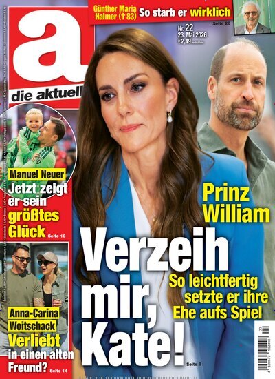 Titelbild der Ausgabe 22/2026 von die aktuelle. Diese Zeitschrift und viele weitere Frauenzeitschriften als Abo oder epaper bei United Kiosk online kaufen.