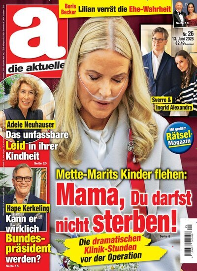 Titelbild der Ausgabe 25/2026 von die aktuelle. Diese Zeitschrift und viele weitere Frauenzeitschriften als Abo oder epaper bei United Kiosk online kaufen.