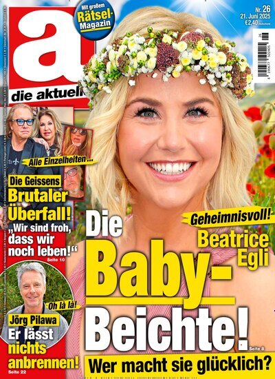 Titelbild der Ausgabe 26/2025 von die aktuelle. Diese Zeitschrift und viele weitere Frauenzeitschriften als Abo oder epaper bei United Kiosk online kaufen.