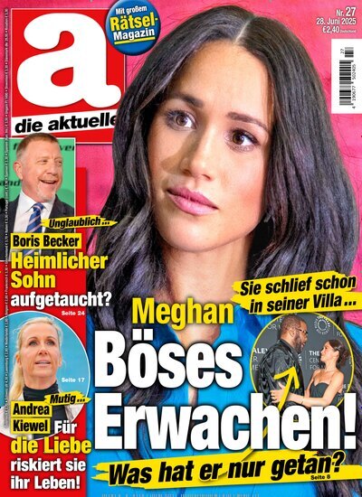 Titelbild der Ausgabe 27/2025 von die aktuelle. Diese Zeitschrift und viele weitere Frauenzeitschriften als Abo oder epaper bei United Kiosk online kaufen.