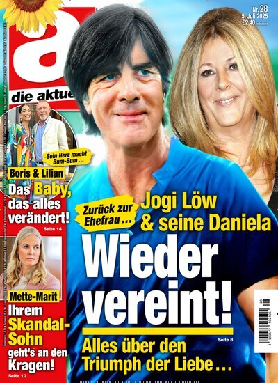 Titelbild der Ausgabe 28/2025 von die aktuelle. Diese Zeitschrift und viele weitere Frauenzeitschriften als Abo oder epaper bei United Kiosk online kaufen.