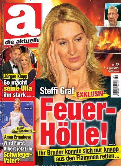 Titelbild der Ausgabe 32/2026 von die aktuelle. Diese Zeitschrift und viele weitere Frauenzeitschriften als Abo oder epaper bei United Kiosk online kaufen.