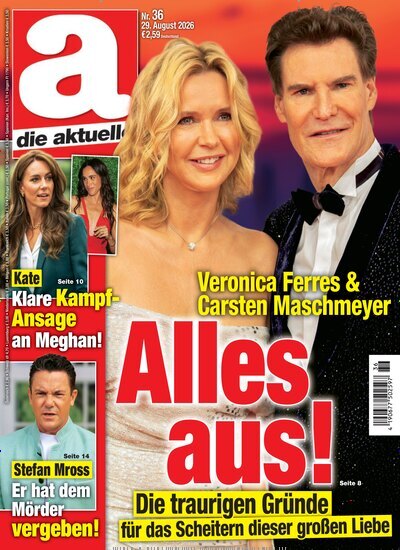 Titelbild der Ausgabe 36/2026 von die aktuelle. Diese Zeitschrift und viele weitere Frauenzeitschriften als Abo oder epaper bei United Kiosk online kaufen.