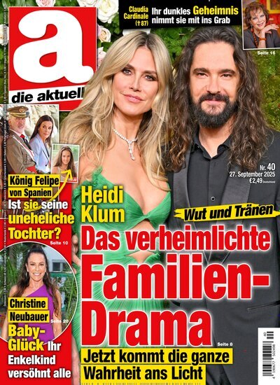 Titelbild der Ausgabe 40/2025 von die aktuelle. Diese Zeitschrift und viele weitere Frauenzeitschriften als Abo oder epaper bei United Kiosk online kaufen.