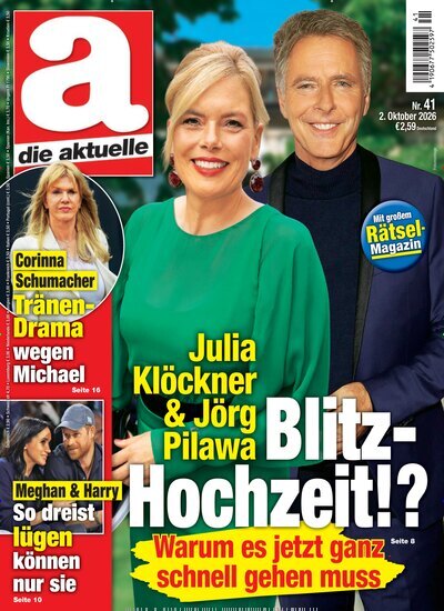Titelbild der Ausgabe 41/2026 von die aktuelle. Diese Zeitschrift und viele weitere Frauenzeitschriften als Abo oder epaper bei United Kiosk online kaufen.