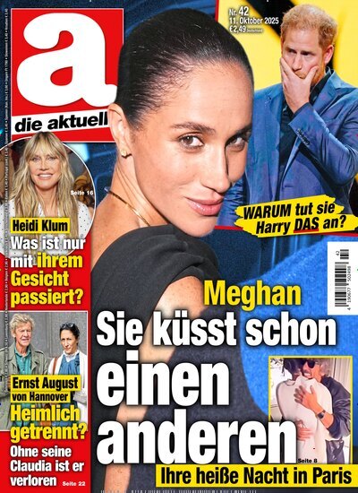 Titelbild der Ausgabe 42/2025 von die aktuelle. Diese Zeitschrift und viele weitere Frauenzeitschriften als Abo oder epaper bei United Kiosk online kaufen.