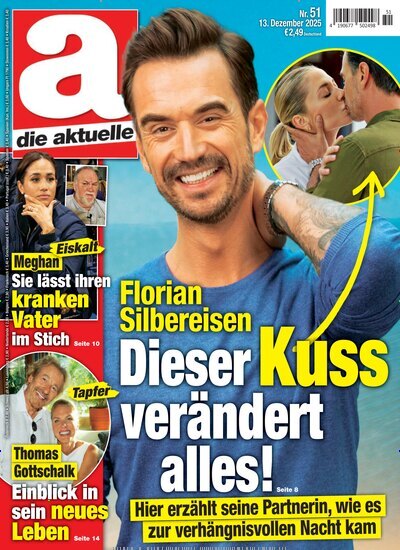 Titelbild der Ausgabe 51/2025 von die aktuelle. Diese Zeitschrift und viele weitere Frauenzeitschriften als Abo oder epaper bei United Kiosk online kaufen.