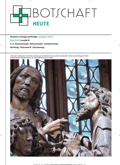 Titelbild der Ausgabe 3/2024 von Die Botschaft heute. Diese Zeitschrift und viele weitere Kunstmagazine und Kulturmagazine als Abo oder epaper bei United Kiosk online kaufen.