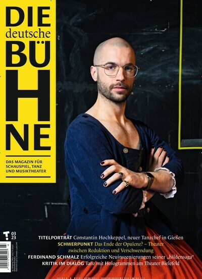 Titelbild der Ausgabe 3/2023 von Die Deutsche Bühne. Diese Zeitschrift und viele weitere Reisemagazine, Freizeitmagazine und Wissensmagazine als Abo oder epaper bei United Kiosk online kaufen.