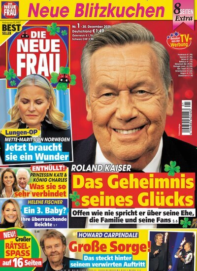 Titelbild der Ausgabe 1/2026 von Die neue Frau. Diese Zeitschrift und viele weitere Frauenzeitschriften als Abo oder epaper bei United Kiosk online kaufen.