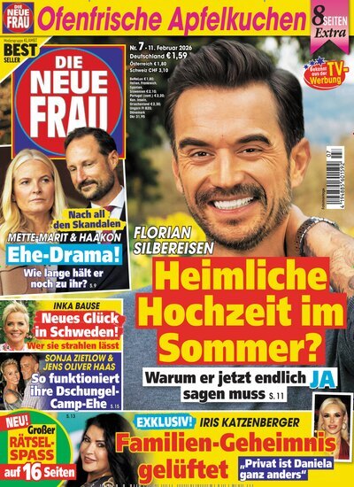 Titelbild der Ausgabe 7/2026 von Die neue Frau. Diese Zeitschrift und viele weitere Frauenzeitschriften als Abo oder epaper bei United Kiosk online kaufen.
