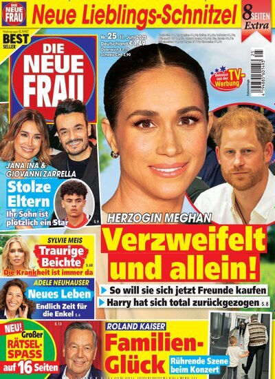 Titelbild der Ausgabe 25/2025 von Die neue Frau. Diese Zeitschrift und viele weitere Frauenzeitschriften als Abo oder epaper bei United Kiosk online kaufen.