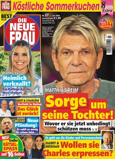 Titelbild der Ausgabe 27/2026 von Die neue Frau. Diese Zeitschrift und viele weitere Frauenzeitschriften als Abo oder epaper bei United Kiosk online kaufen.
