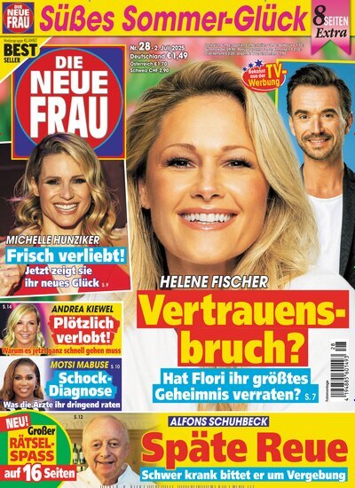 Titelbild der Ausgabe 28/2025 von Die neue Frau. Diese Zeitschrift und viele weitere Frauenzeitschriften als Abo oder epaper bei United Kiosk online kaufen.