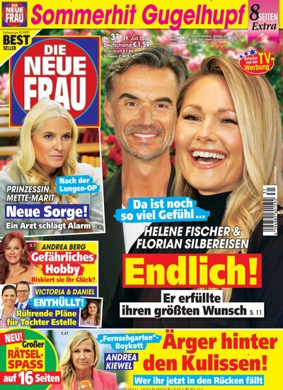 Titelbild der Ausgabe 31/2026 von Die neue Frau. Diese Zeitschrift und viele weitere Frauenzeitschriften als Abo oder epaper bei United Kiosk online kaufen.