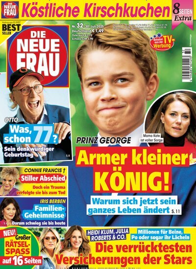 Titelbild der Ausgabe 32/2025 von Die neue Frau. Diese Zeitschrift und viele weitere Frauenzeitschriften als Abo oder epaper bei United Kiosk online kaufen.