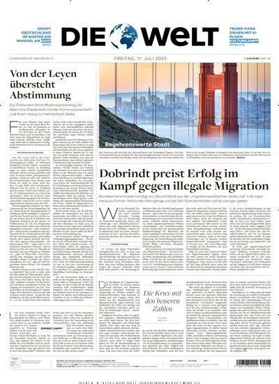 Titelbild der Ausgabe 132/2025 von Die Welt Gesamtausgabe. Diese Zeitschrift und viele weitere Zeitungsabos als Abo oder epaper bei United Kiosk online kaufen.
