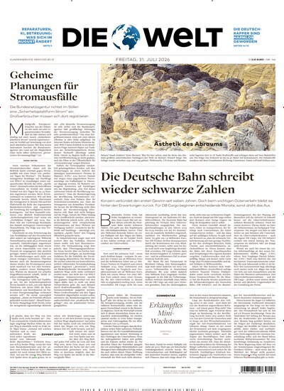 Titelbild der Ausgabe 146/2026 von Die Welt Gesamtausgabe. Diese Zeitschrift und viele weitere Zeitungsabos als Abo oder epaper bei United Kiosk online kaufen.