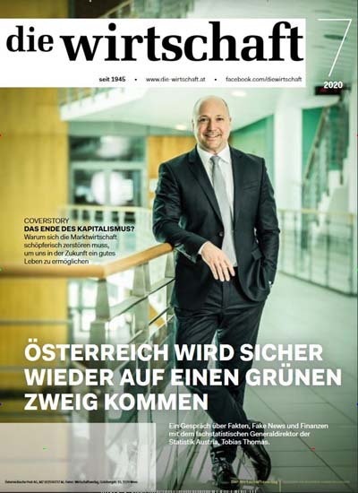 Titelbild der Ausgabe 7/2020 von die wirtschaft. Diese Zeitschrift und viele weitere Businessmagazine als Abo oder epaper bei United Kiosk online kaufen.