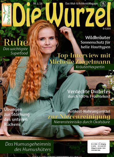 Titelbild der Ausgabe 3/2026 von Die Wurzel. Diese Zeitschrift und viele weitere Elternzeitschriften und Tierzeitschriften als Abo oder epaper bei United Kiosk online kaufen.