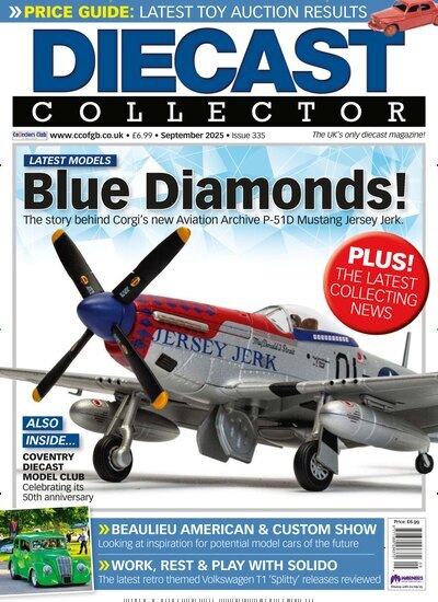 Titelbild der Ausgabe 9/2025 von Diecast Collector. Diese Zeitschrift und viele weitere Computerzeitschriften, Tabletmagazine und Smartphonemagazine als Abo oder epaper bei United Kiosk online kaufen.