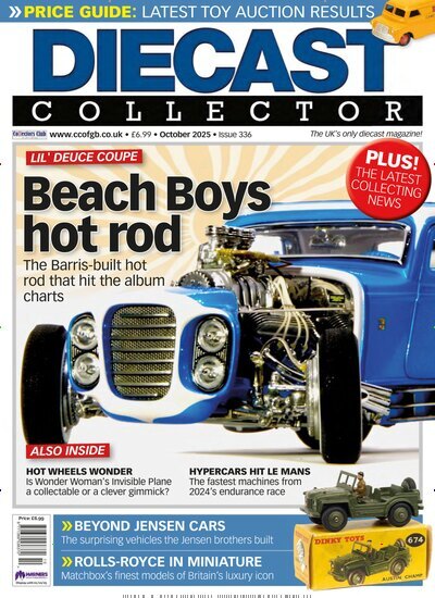 Titelbild der Ausgabe 10/2025 von Diecast Collector. Diese Zeitschrift und viele weitere Computerzeitschriften, Tabletmagazine und Smartphonemagazine als Abo oder epaper bei United Kiosk online kaufen.