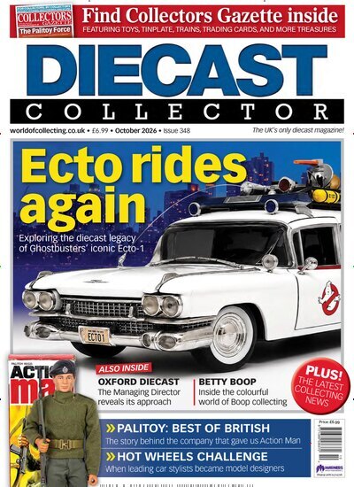 Titelbild der Ausgabe 10/2026 von Diecast Collector. Diese Zeitschrift und viele weitere Computerzeitschriften, Tabletmagazine und Smartphonemagazine als Abo oder epaper bei United Kiosk online kaufen.