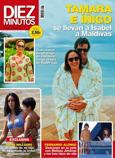 Titelbild der Ausgabe 861/2025 von Diez minutos. Diese Zeitschrift und viele weitere Frauenzeitschriften als Abo oder epaper bei United Kiosk online kaufen.