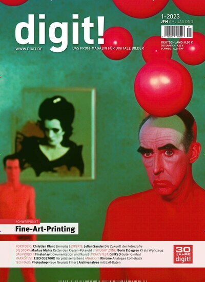 Titelbild der Ausgabe 1/2023 von digit!. Diese Zeitschrift und viele weitere Audiomagazine, Filmmagazine und Fotozeitschriften als Abo oder epaper bei United Kiosk online kaufen.