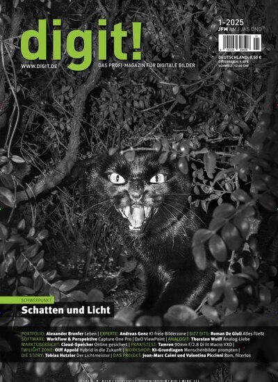 Titelbild der Ausgabe 1/2025 von digit!. Diese Zeitschrift und viele weitere Audiomagazine, Filmmagazine und Fotozeitschriften als Abo oder epaper bei United Kiosk online kaufen.