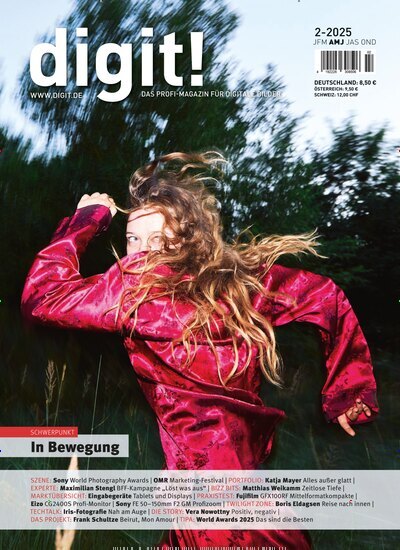 Titelbild der Ausgabe 2/2025 von digit!. Diese Zeitschrift und viele weitere Audiomagazine, Filmmagazine und Fotozeitschriften als Abo oder epaper bei United Kiosk online kaufen.