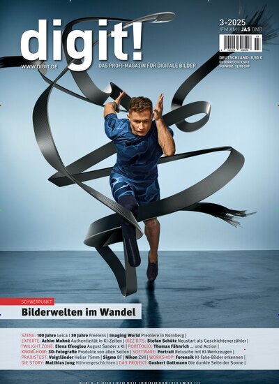 Titelbild der Ausgabe 3/2025 von digit!. Diese Zeitschrift und viele weitere Audiomagazine, Filmmagazine und Fotozeitschriften als Abo oder epaper bei United Kiosk online kaufen.