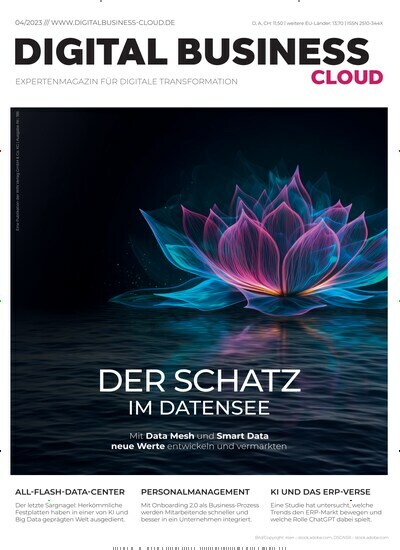 Titelbild der Ausgabe 4/2023 von Digital Business Cloud. Diese Zeitschrift und viele weitere Businessmagazine als Abo oder epaper bei United Kiosk online kaufen.